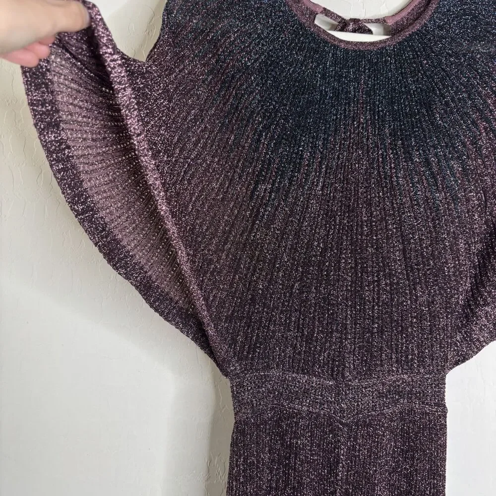 M Missoni Metallic Crochet Knit Wide Jumpsuit - Picture 9 of 9